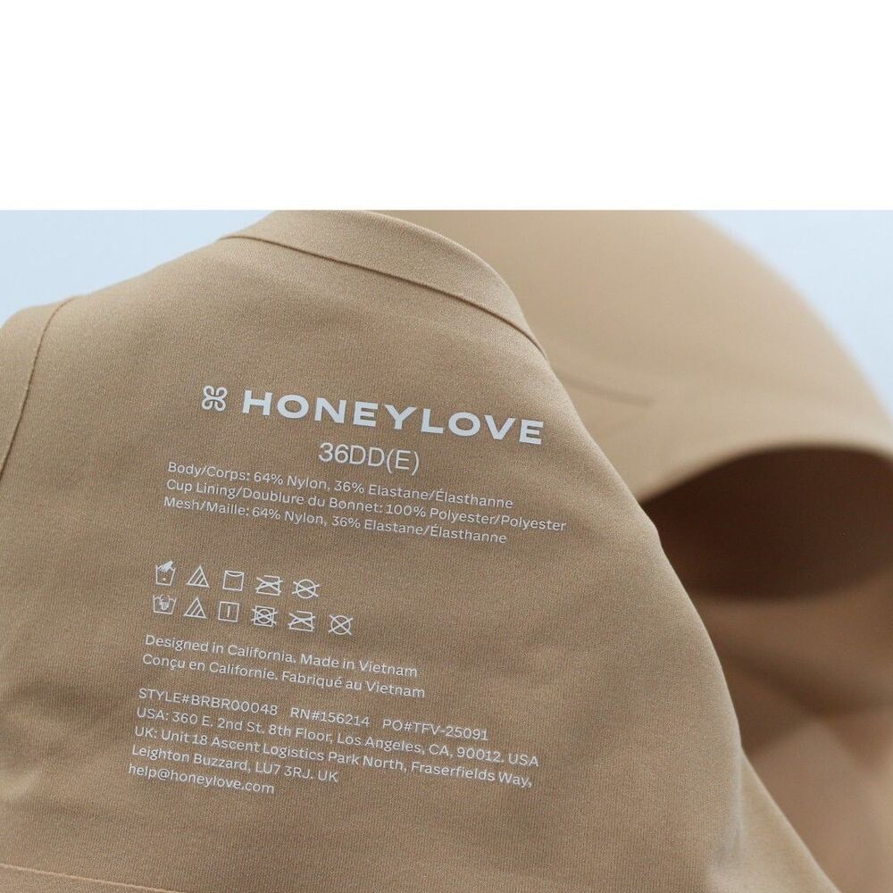 Honeylove Crossover Bra Style BRBR00048 Wireless Comfort Size 36DD(E) Excellent - Picture 5 of 5